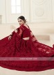 gorgeous red color lehenga choli